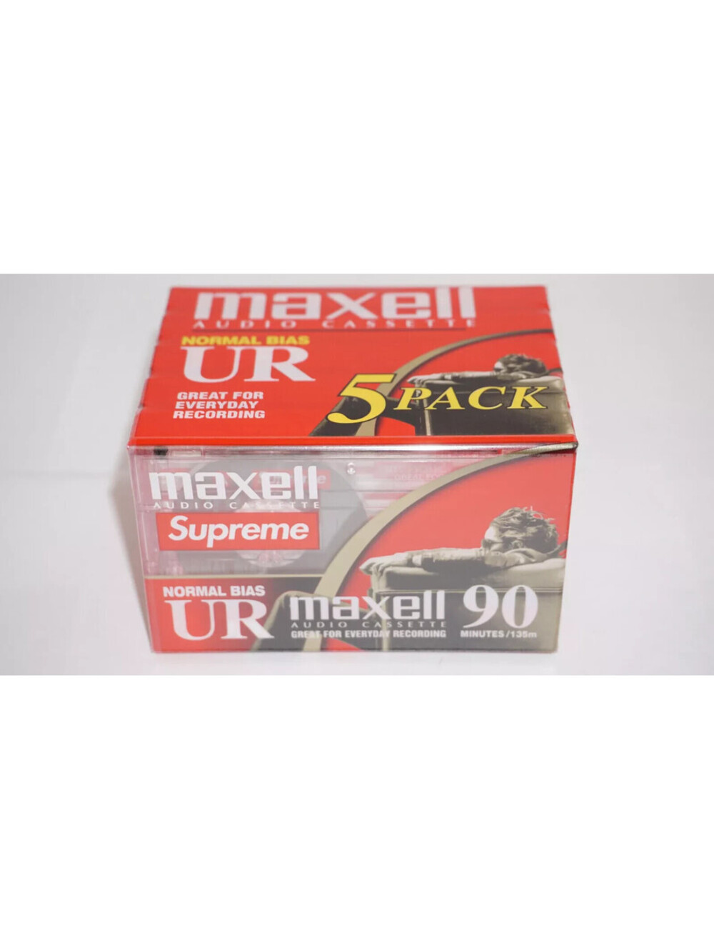 Supreme Maxell Normal Bias UR 90 Minutes Cassette Tapes